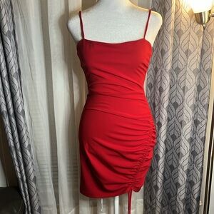 Windsor Red spaghetti strap dress